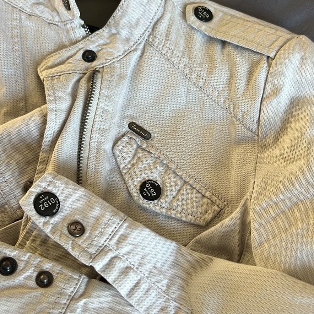 TimeOut Silver Birch Jacket in XS (bone color)